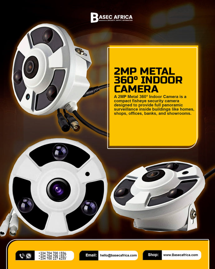 Total Indoor Coverage: Why the 2MP Metal 360° Indoor Camera Is a Smart Choice