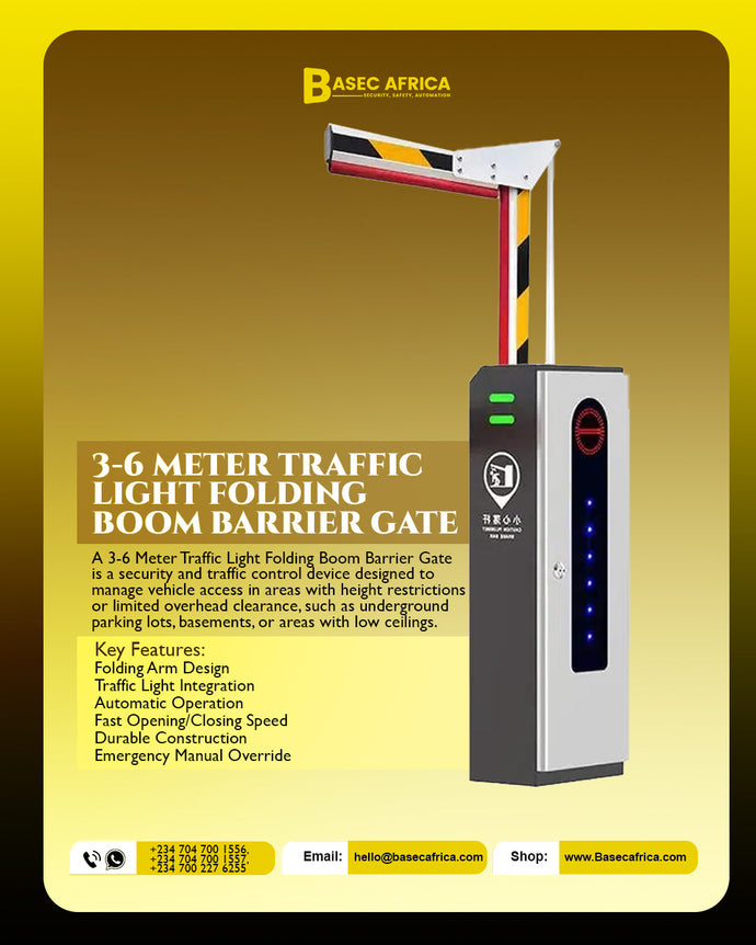 10 compelling reasons why the 3–6 Meter Traffic Light Folding Boom Barrier Gate is highly recommended for modern traffic and access control systems:
