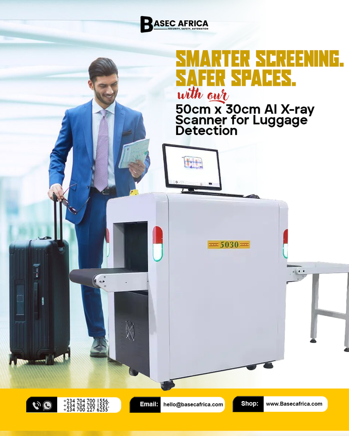Revolutionizing Security: 50CM x 30CM AI X-Ray Scanner for Luggage Detection