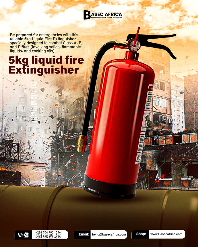 Be Prepared with Basec Africaβs 5kg Liquid Fire Extinguisher
