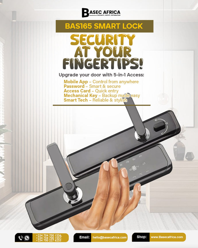 🔐 BAS165 SMART LOCK – SECURITY AT YOUR FINGERTIPS