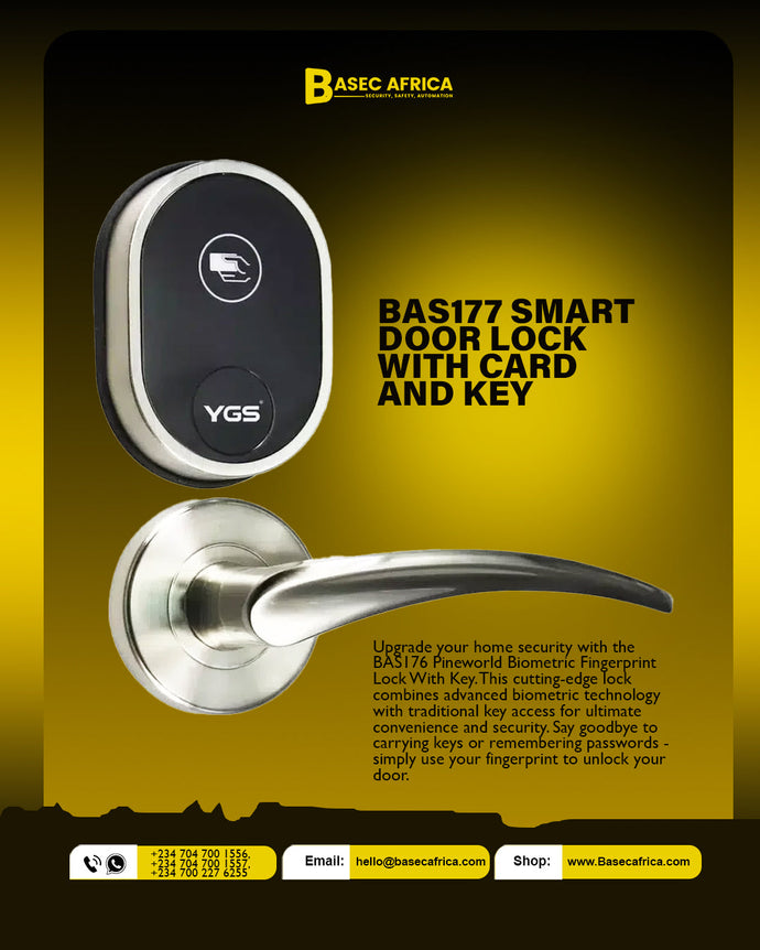Why the BAS177 Smart Door Lock with Card and Key is the Perfect Upgrade for Modern Security