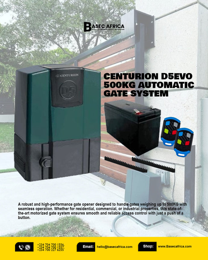 Why the CENTURION D5-Evo 500kg Automatic Gate System is Very Useful