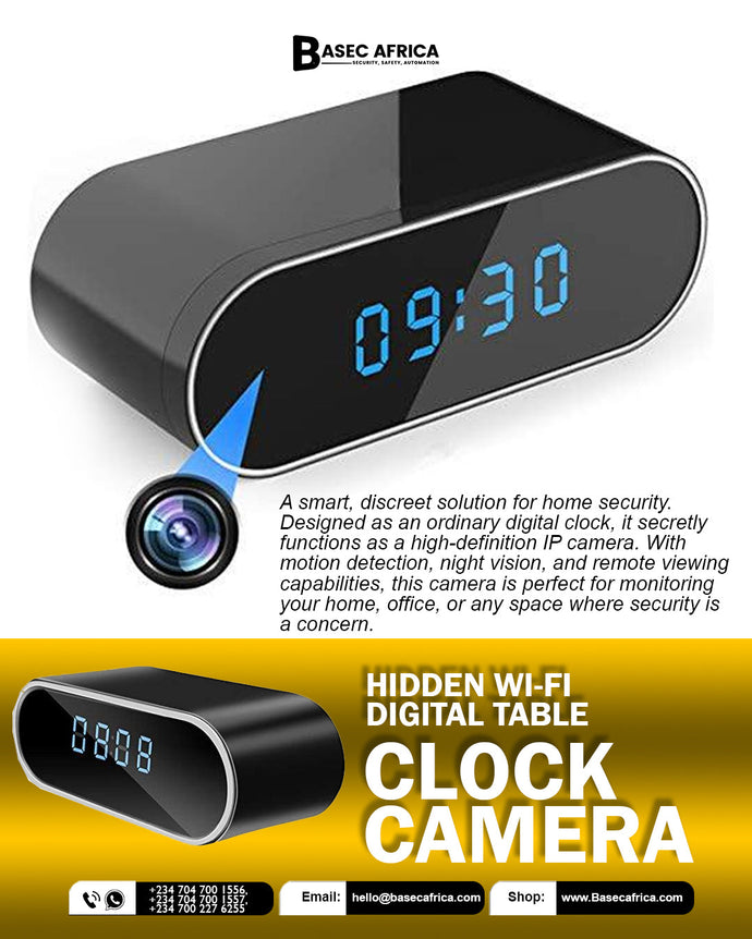 🕵️♂️ How Important is a Hidden Wi-Fi Digital Table Clock Camera?