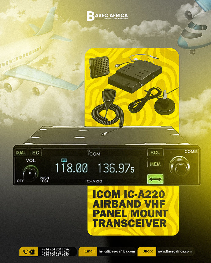 ICOM IC-A220: The Gold Standard in Airband VHF Panel Mount Transceivers