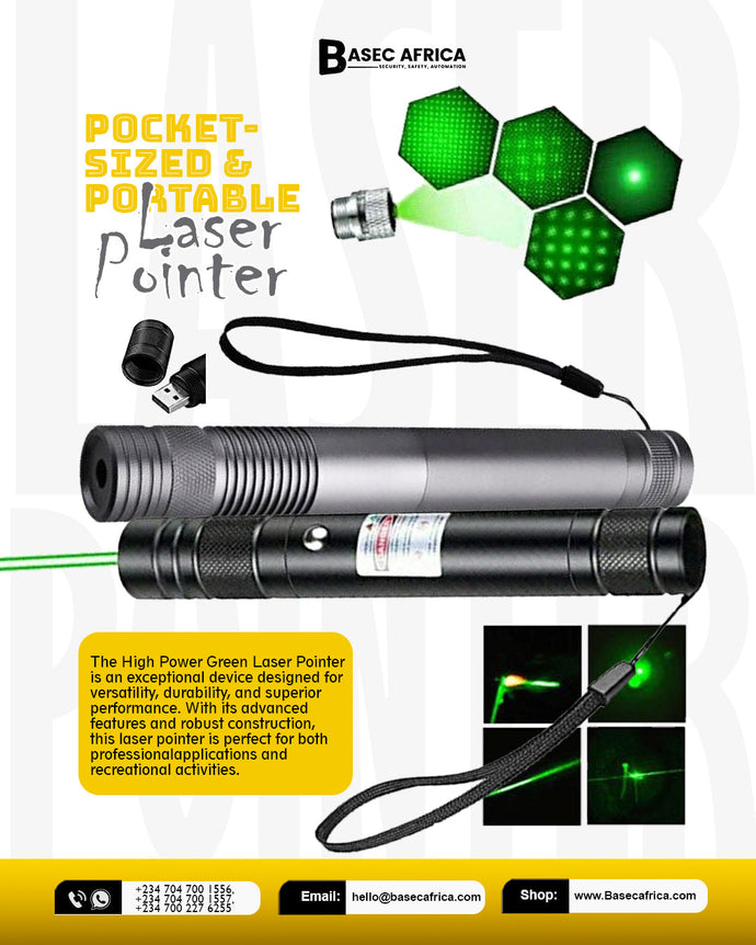 🚀 Unleash Precision and Power with the High Power Pocket Sized and Portable Laser Pointer from Basec Africa
