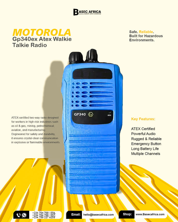📻 MOTOROLA GP340ex ATEX WALKIE TALKIE
