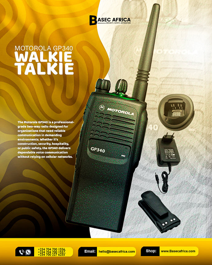 Stay Connected, Stay Secure: Why the Motorola GP340 Walkie Talkie Still Leads the Pack