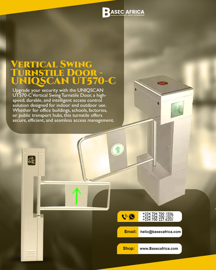 The Vertical Swing Turnstile Door - UNIQSCAN UT570-Cv