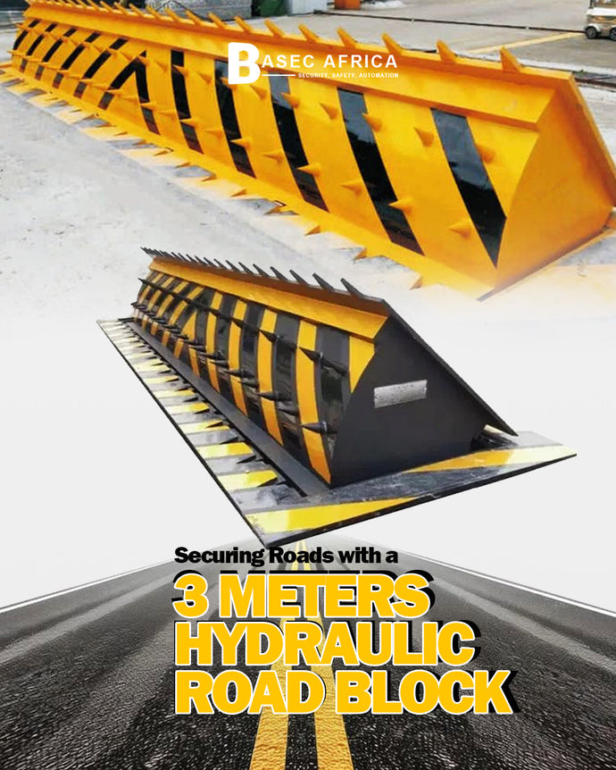 Securing Roads with a 3-Meter Hydraulic Road Block