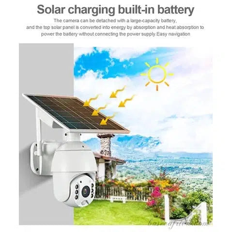 Standalone 360 Ubox Single Lens 4G Solar PTZ Camera