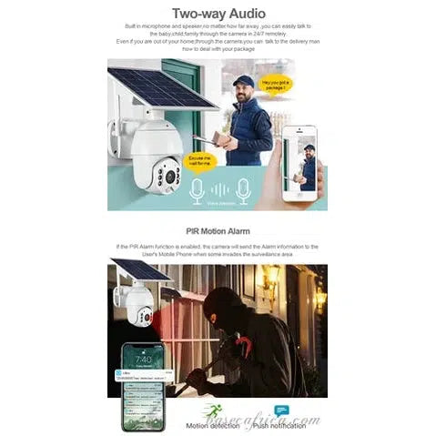 Standalone 360 Ubox Single Lens 4G Solar PTZ Camera