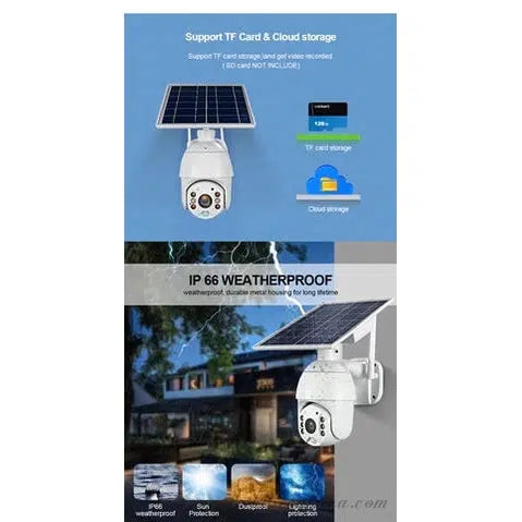 Standalone 360 Ubox Single Lens 4G Solar PTZ Camera