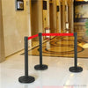Basec BAS-SPB Black Stainless Steel Stanchion –Isolated, 3Poles
