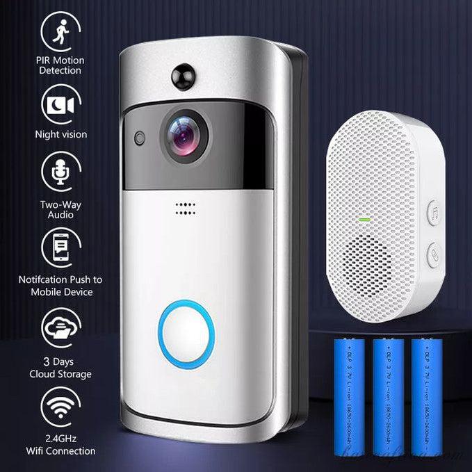Basec Wireless Video Doorbell With Mobile App