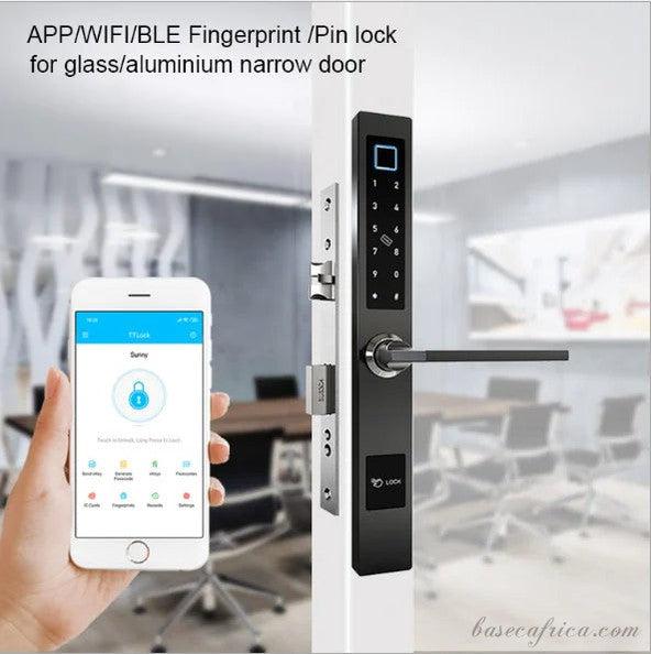 Basec BAS135 Aluminum Smart Lock With Fingerprint, App, Etc