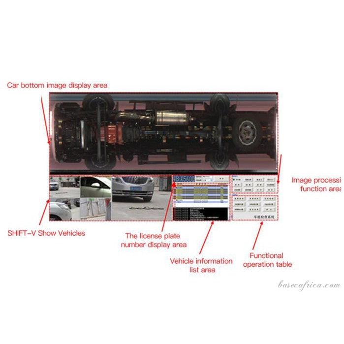 Mobile UVSS Under Vehicle Scanner System Car Explosive UVSS Detector