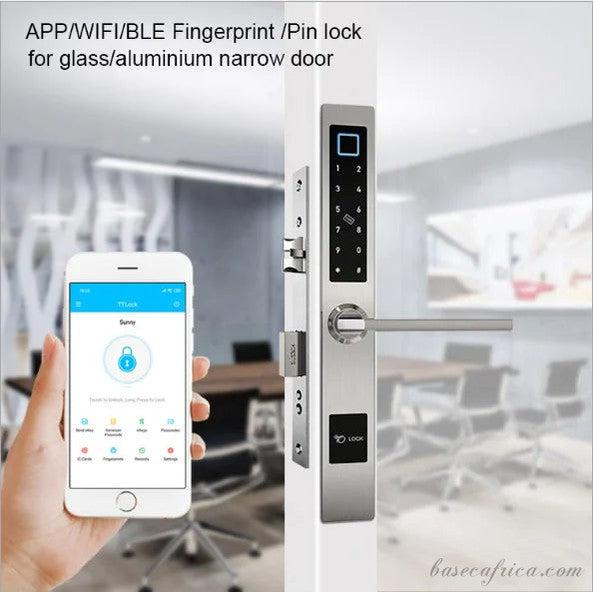Basec BAS135 Aluminum Smart Lock With Fingerprint, App, Etc
