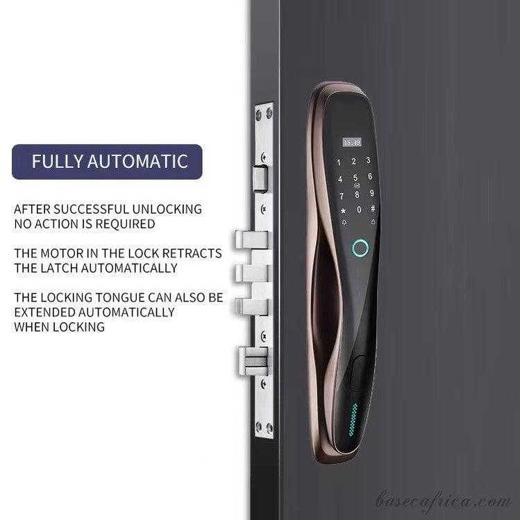 Basec BAS127 Smart Lock With Biometrics, Fingerprint, Access Card, Password, Etc