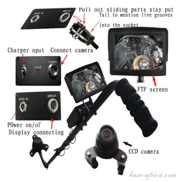 3.5" Inch Screen Sony CCD Camera UVSS Under Vehicle Surveillance System