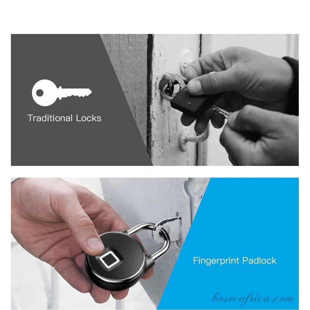 Smart Padlock with Fingerprint and Tuya App. IP56 Waterproof BAS112PL Lock