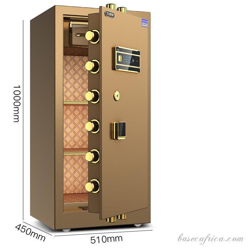 BAS100CM-3 Basec Luxury Fireproof Safe Box: Triple-Layer Security for Your Valuable Possessions