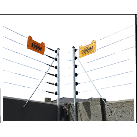 HALF PLOT 300SQM ELECTRIC FENCE KITS: WIZORD 4, POLES, WIRES, HTC, ETC