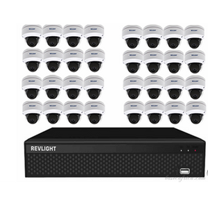 32PCS 5MP Hybrid Indoor Camera Surveillance Kit - Complete Setup with DVR, Storage, and Accessories
