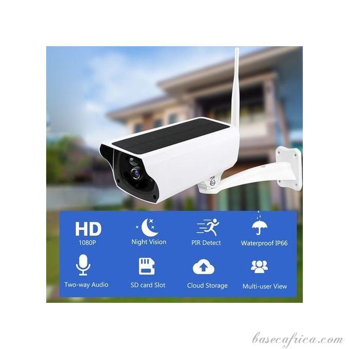 Outdoor 2MP WiFi Solar Bullet CCTV Camera