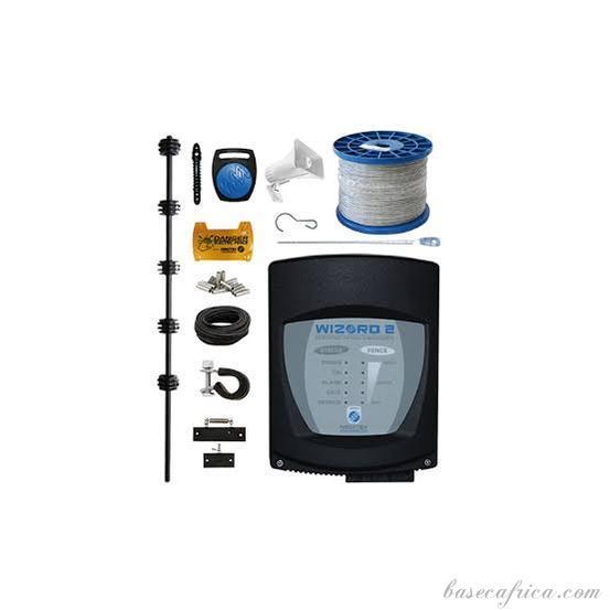 FULL PLOT 600SQM ELECTRIC FENCE KITS: WIZORD 4, POLES, WIRES, HTC, ETC..