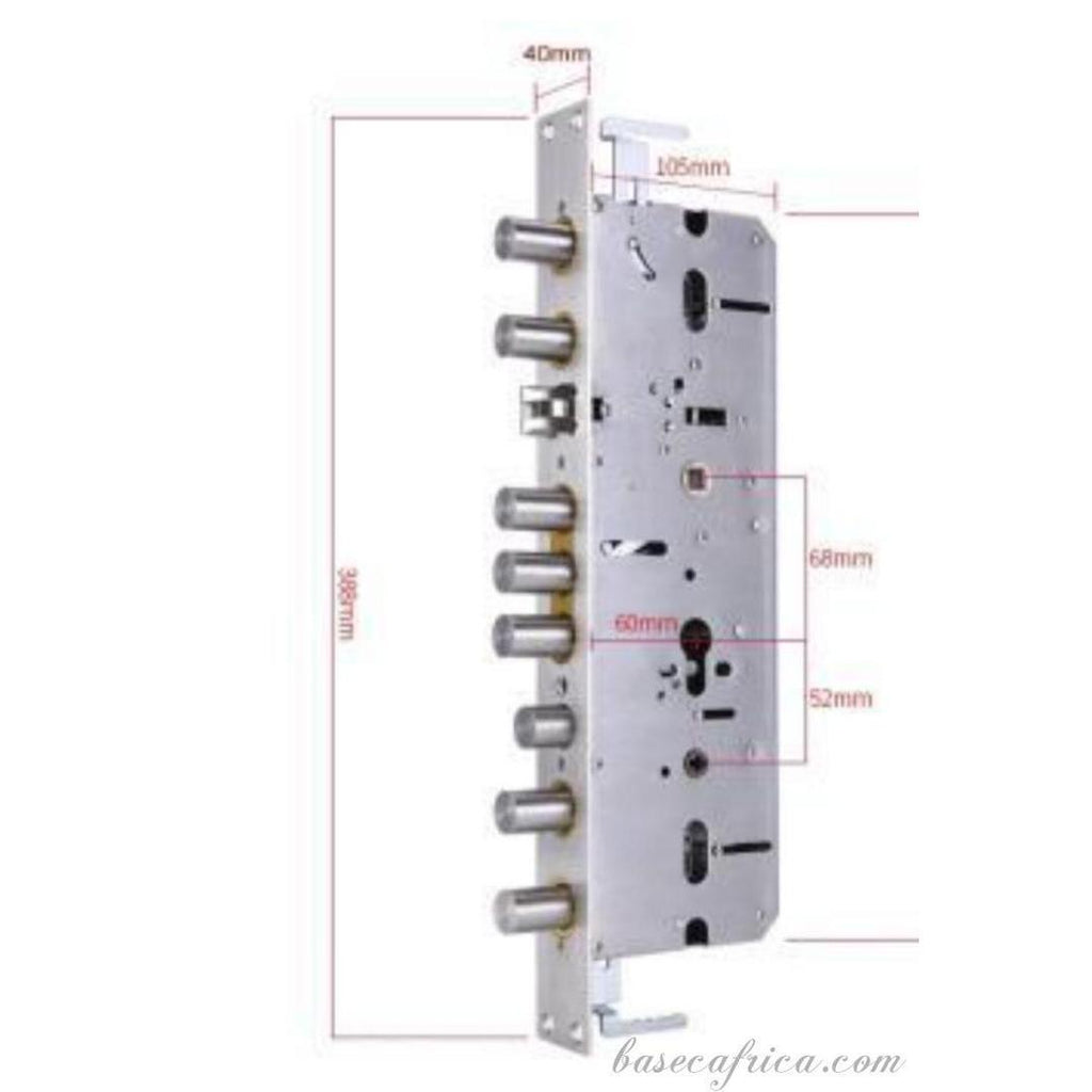 Smart Lock 7 Fingers 6068 Mortise Engine