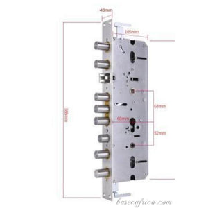 Smart Lock 7 Fingers 6068 Mortise Engine