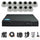 12PCS 5MP Hybrid Indoor Camera Surveillance Kit - Complete Setup with DVR, Storage, and Accessories