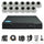 13PCS 5MP Hybrid Indoor Camera Surveillance Kit - Complete Setup with DVR, Storage, and Accessories