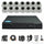 14PCS 5MP Hybrid Indoor Camera Surveillance Kit - Complete Setup with DVR, Storage, and Accessories