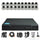 20PCS 5MP Hybrid Indoor Camera Surveillance Kit - Complete Setup with DVR, Storage, and Accessories