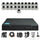 21PCS 5MP Hybrid Indoor Camera Surveillance Kit - Complete Setup with DVR, Storage, and Accessories