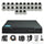 23PCS 5MP Hybrid Indoor Camera Surveillance Kit - Complete Setup with DVR, Storage, and Accessories