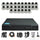 26PCS 5MP Hybrid Indoor Camera Surveillance Kit - Complete Setup with DVR, Storage, and Accessories