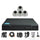 4PCS 5MP Hybrid Indoor Camera Surveillance Kit - Complete Setup with DVR, Storage, and Accessories