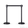 Basec BAS-SPB Black Stainless Steel Stanchion –Isolated, 2Poles