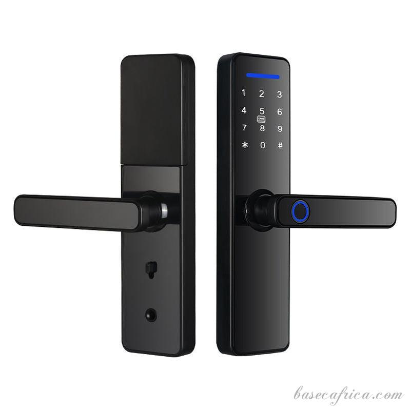 BAS121 SMART LOCK: CODE, BELL, BIOMETRIC, CARD, APP, KEY, WIFI