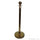 Basec BAS-SPGM Gold Stainless Steel Stanchion –Manual, 1 Pole