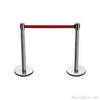 Basec BAS-SPS Silver Stainless Steel Stanchion –Isolated, 2Poles