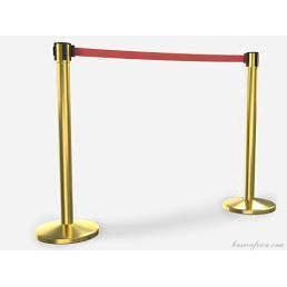 Basec BAS-SPG Gold Stainless Steel Stanchion –Isolated, 2Poles
