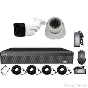 2MP Dual Indoor + Outdoor Hikvision CCTV Security Camera System (1 Indoor + 1 Outdoor)