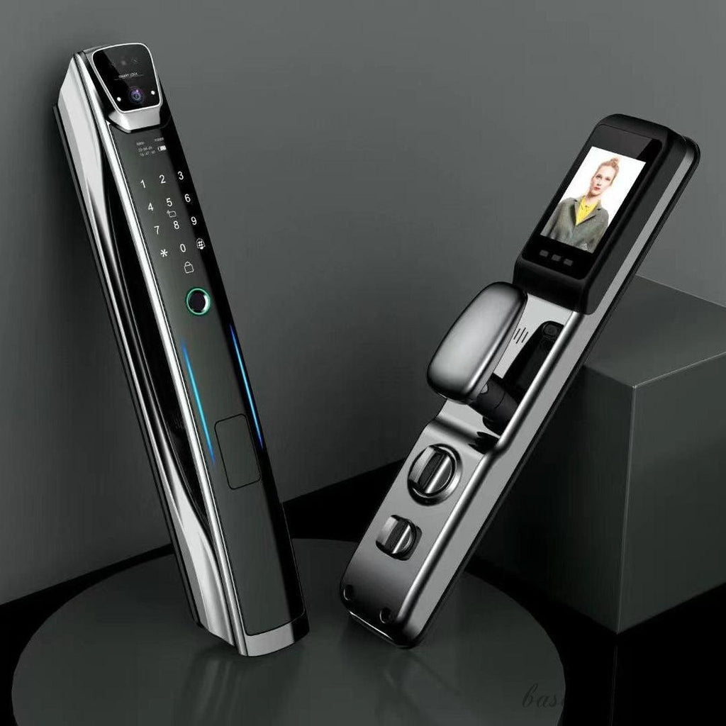 Basec BAS122 Smart Lock Key with Facial Recognition, Camera, Fingerprint, Etc
