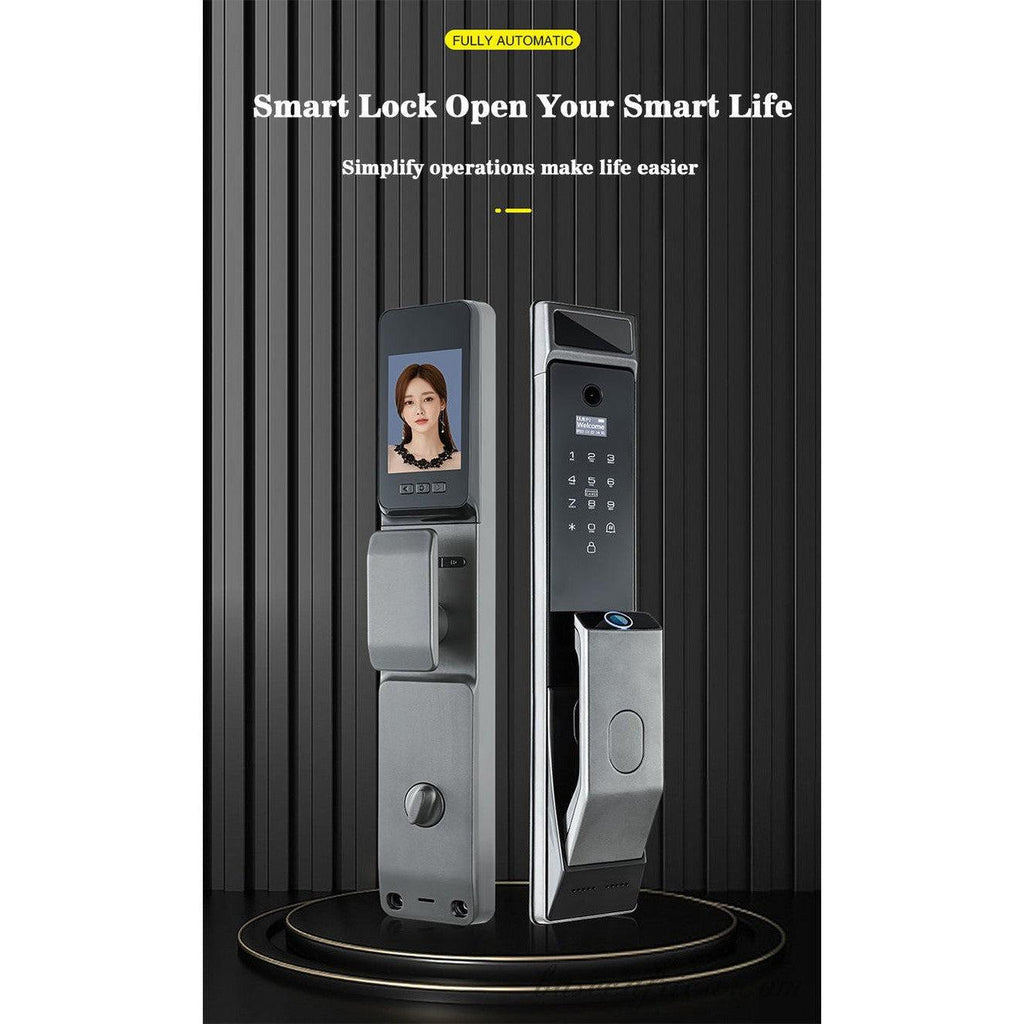 BAS136 Basec Smart Lock With Facial Recognition, Fingerprint, App, Password, Etc