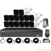 14PCS 5MP Hybrid Outdoor Camera Surveillance Kit - Complete Setup with DVR, Storage, and Accessories