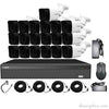 13PCS 5MP Hybrid Outdoor Camera Surveillance Kit - Complete Setup with DVR, Storage, and Accessories